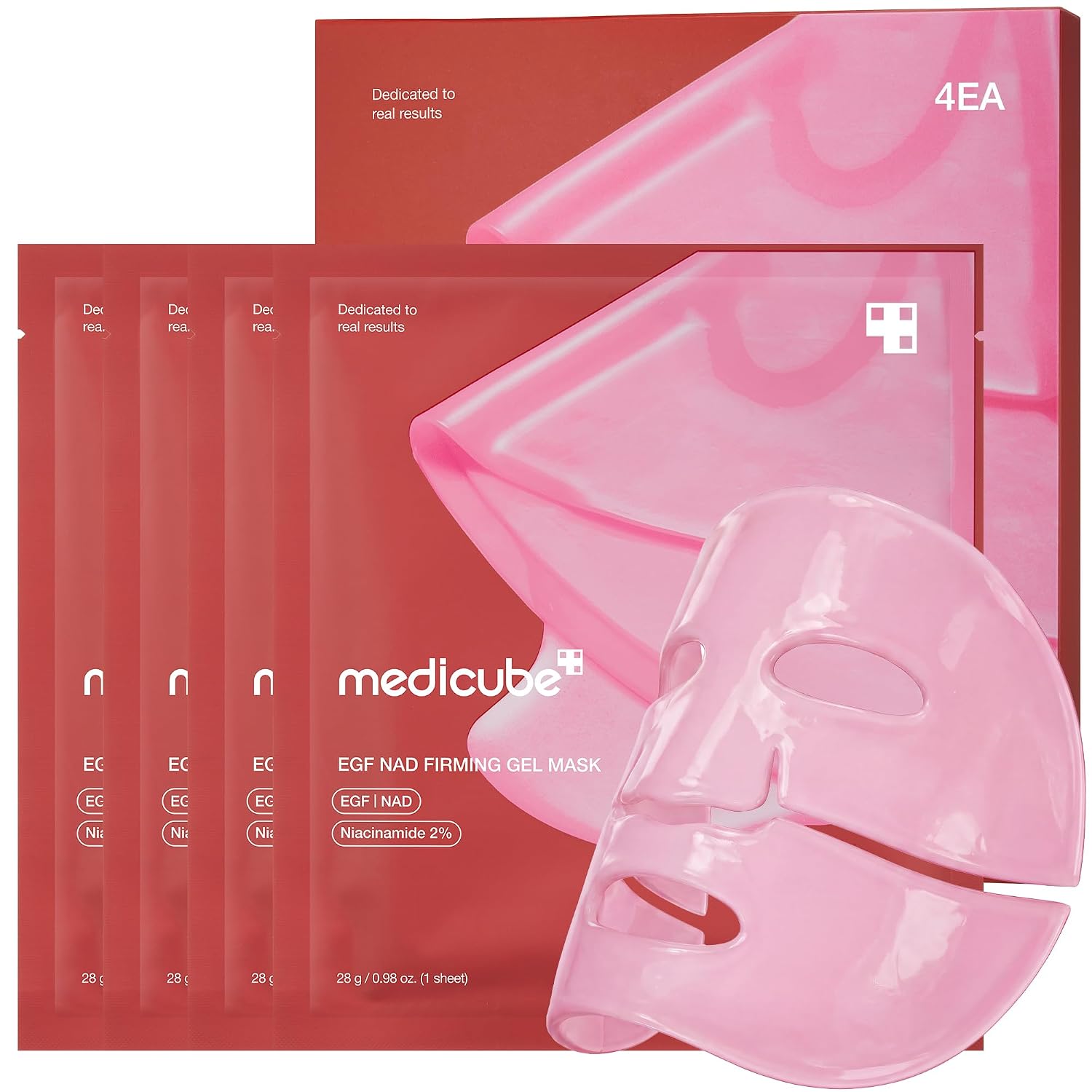 MASCARILLA DE GEL DE GELATINA CON NAD EGF REAFIRMANTE