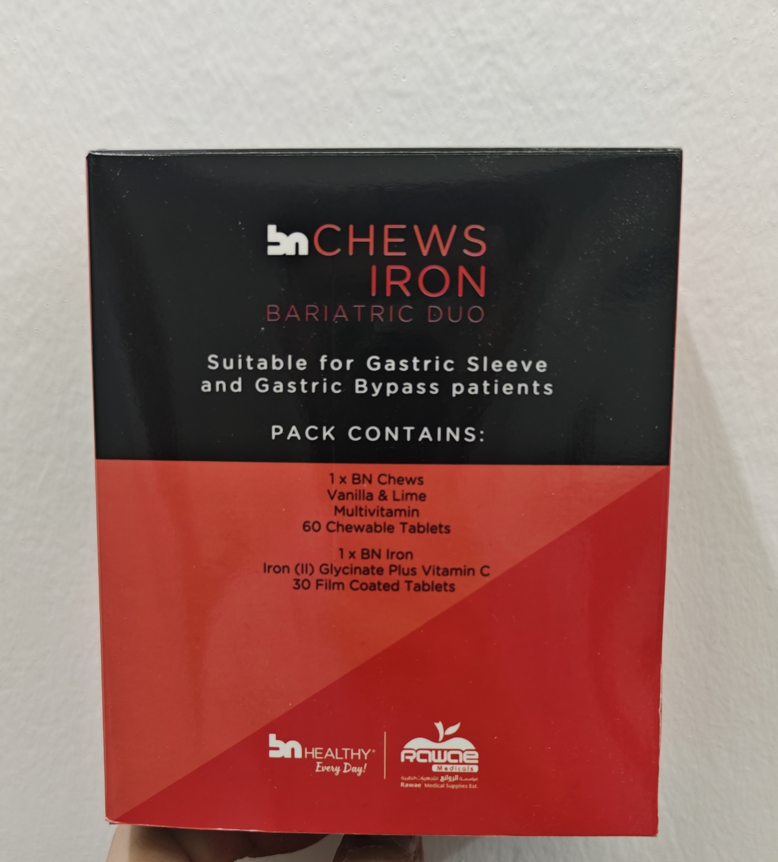 BN Chews Iron – Bariatric Duo | عناية غذائية متكاملة بعد جراحة السمنة