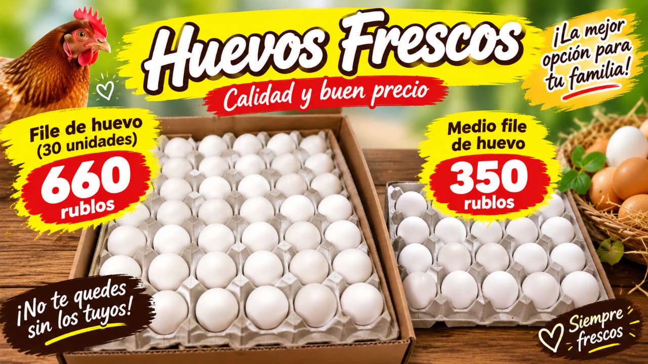 Files de huevo (30 unidades)