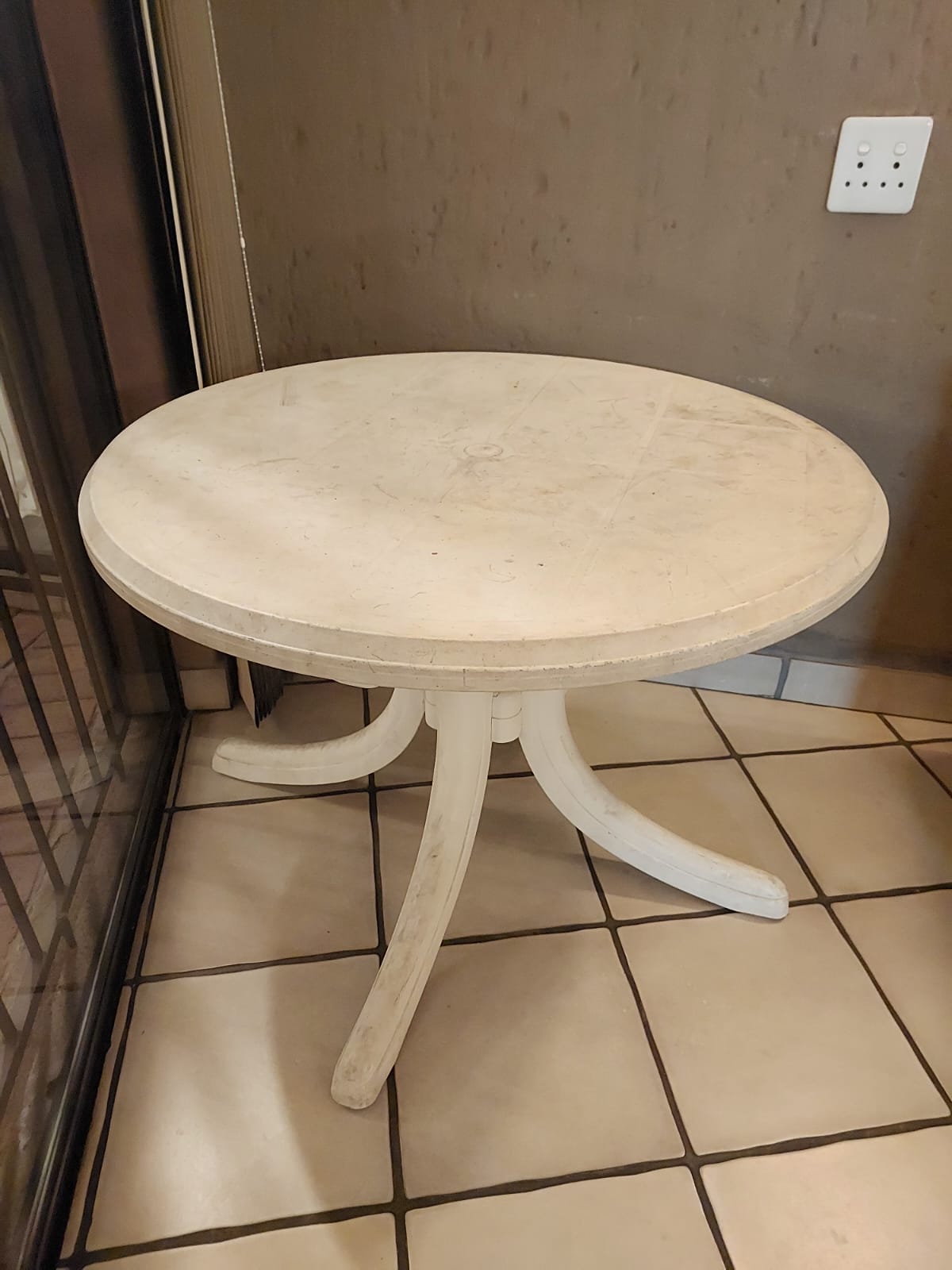 Garden/Outdoor picnic tables (used - fair condition) 2