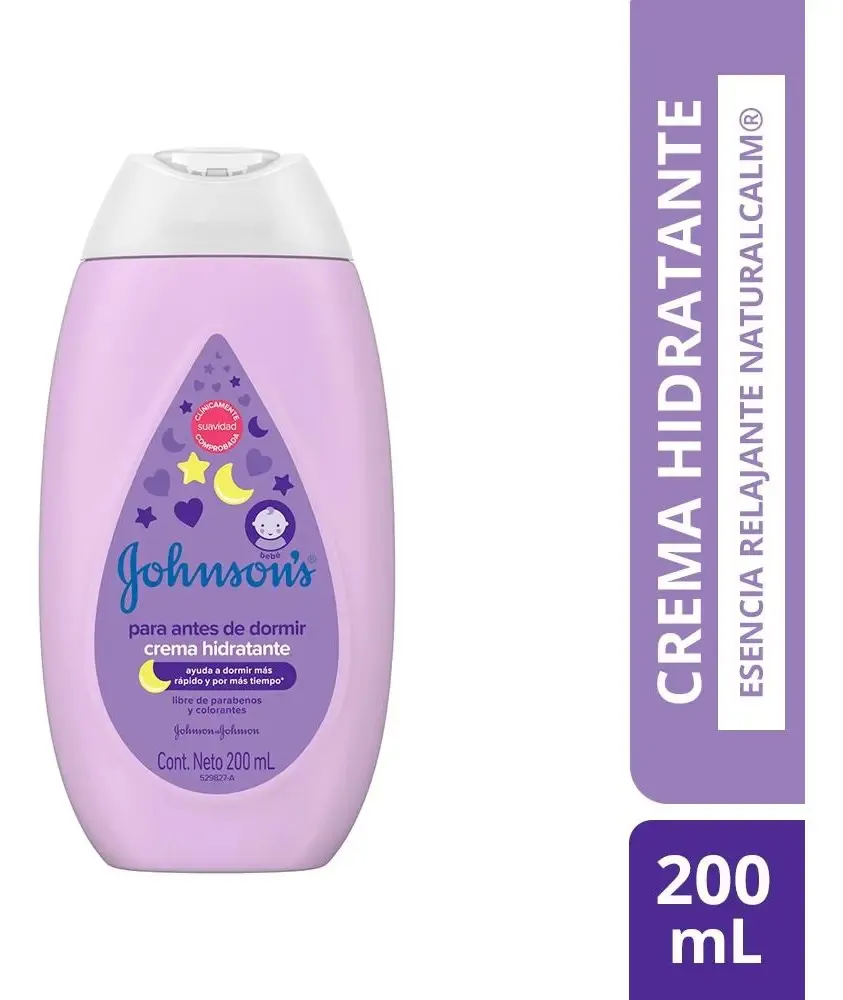 JOHNSON'S-CREMA HIDRATANTE ANTES DE DORMIR 200ML - Image 1