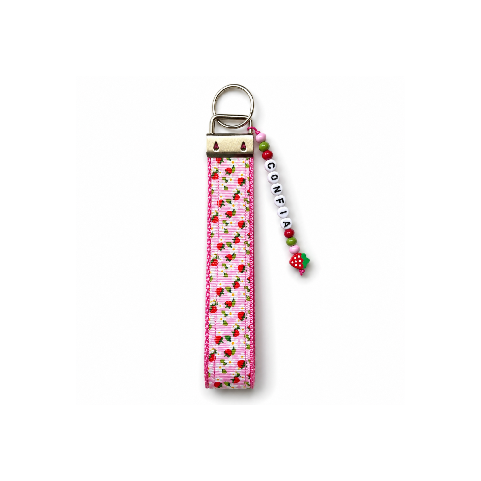 Strawberry Wristlet Keychain - Image 1
