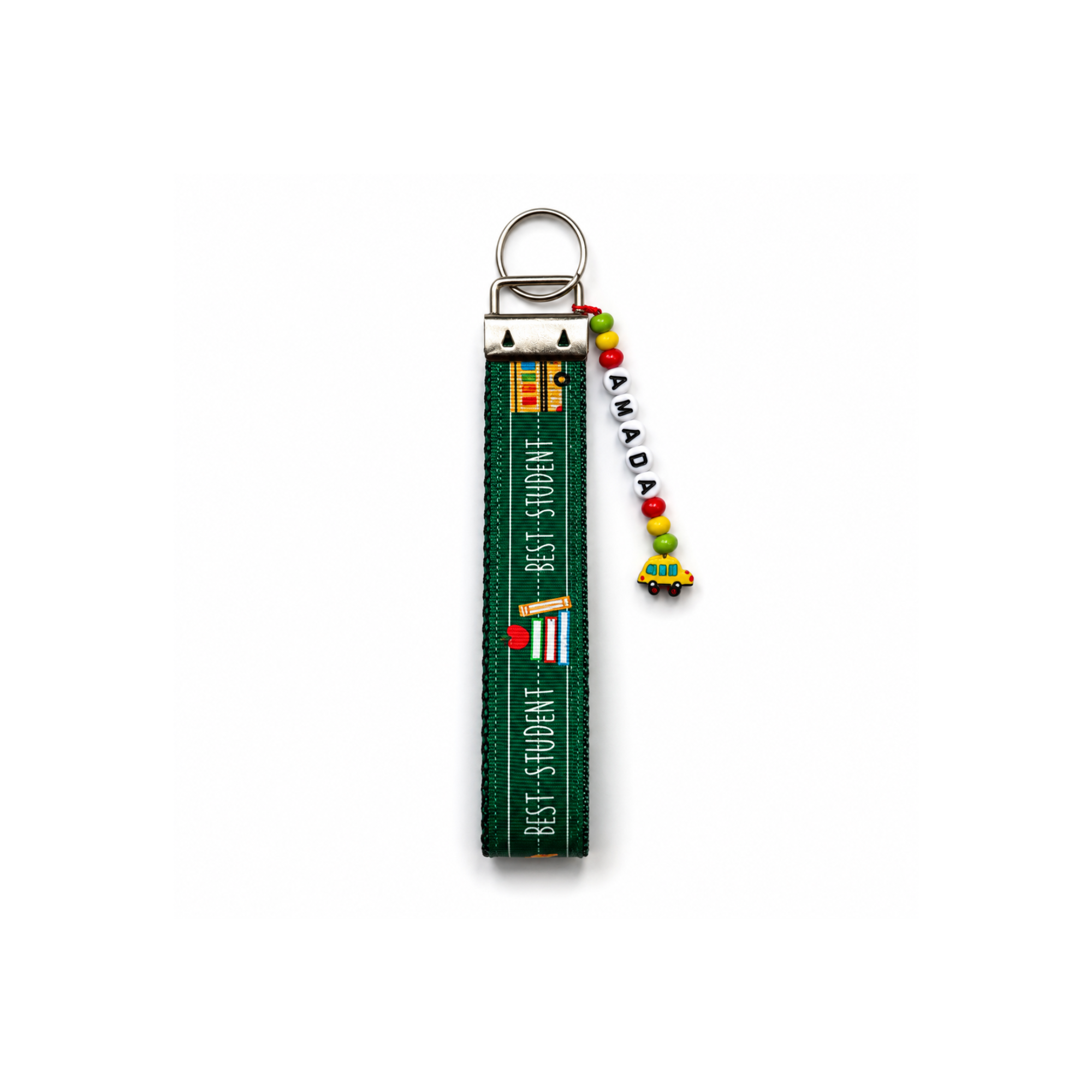 School Bus Wrislet Keychain - Image 1