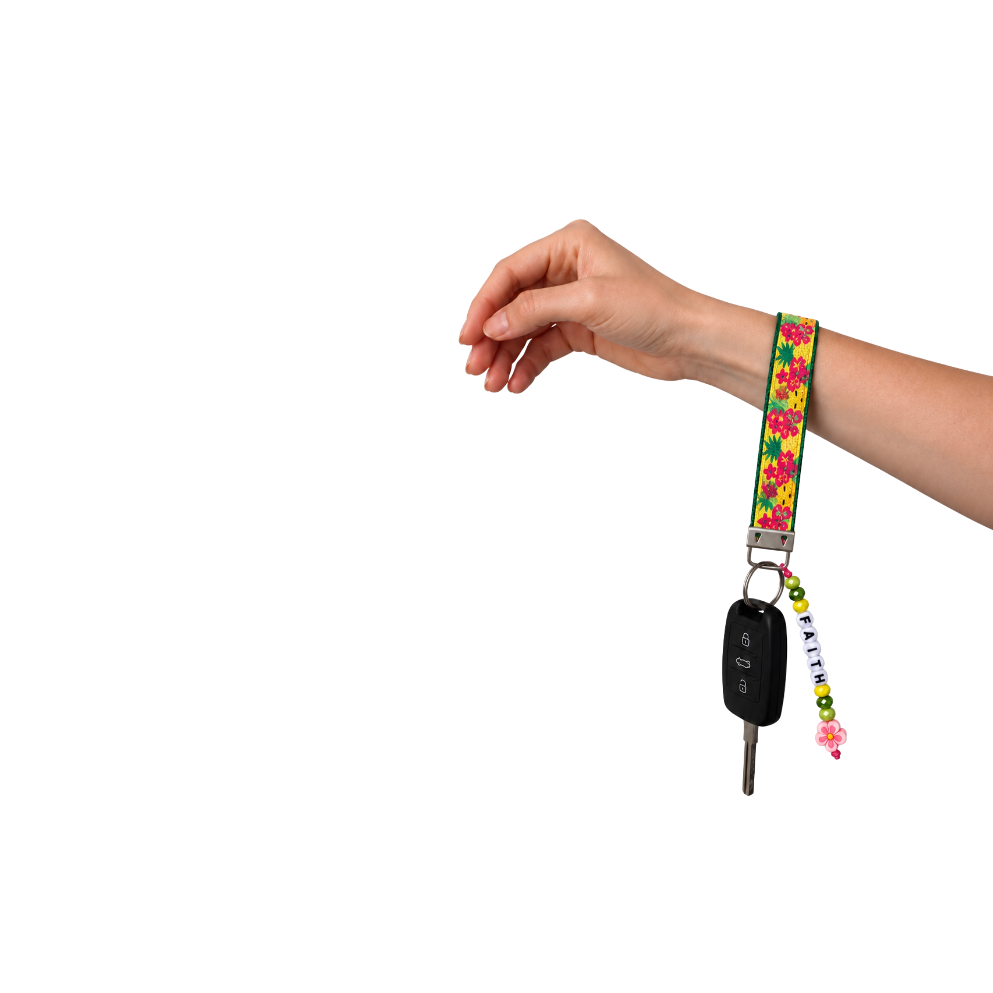 Tropical Pinnaple Wrislet Keychain 2