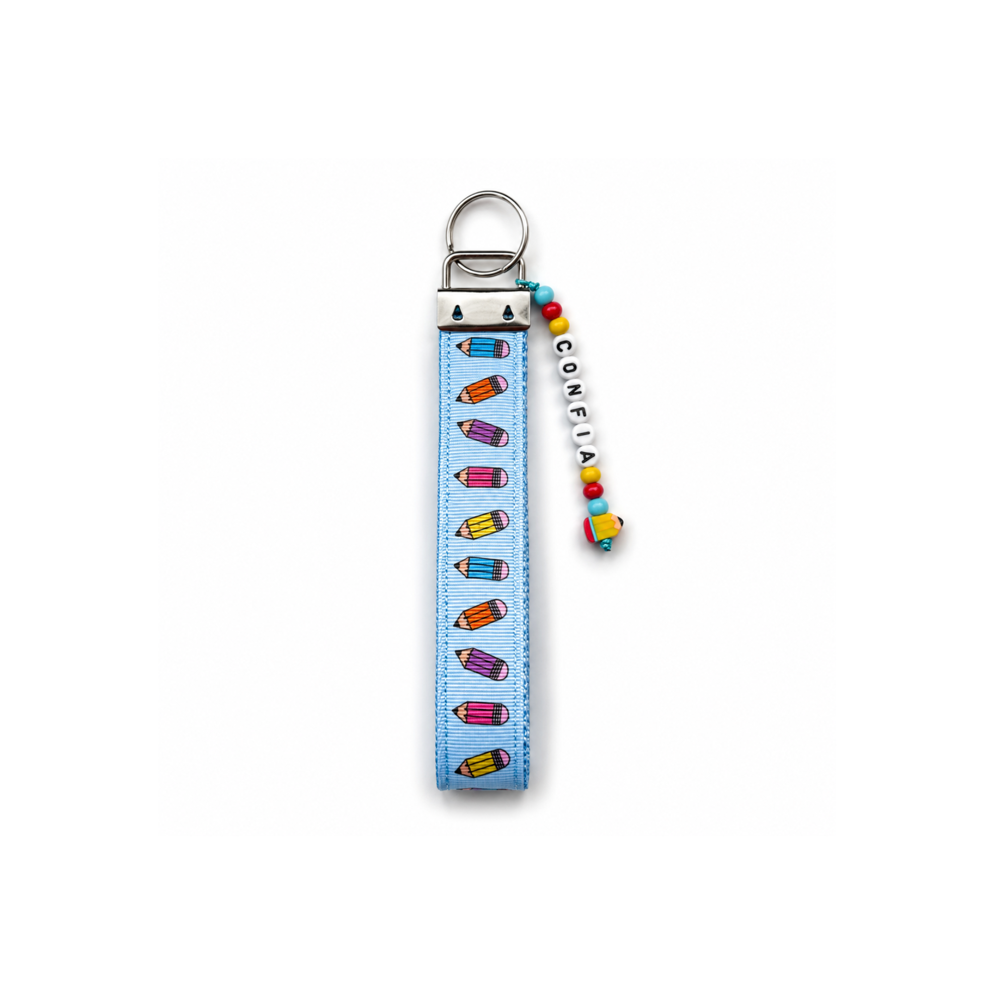 Colorful Pencils Wristlet Keychain - Image 1