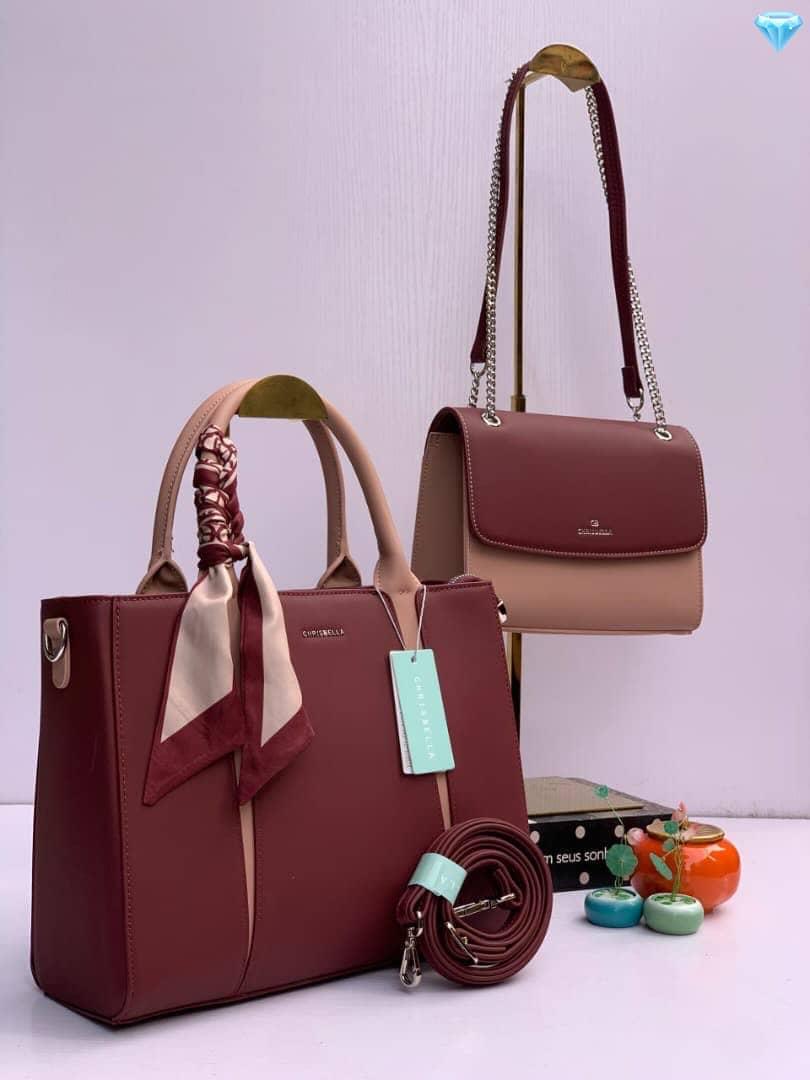 Set 2 sacs Chrisbella : grand sac cabas + sac à chaîne 2