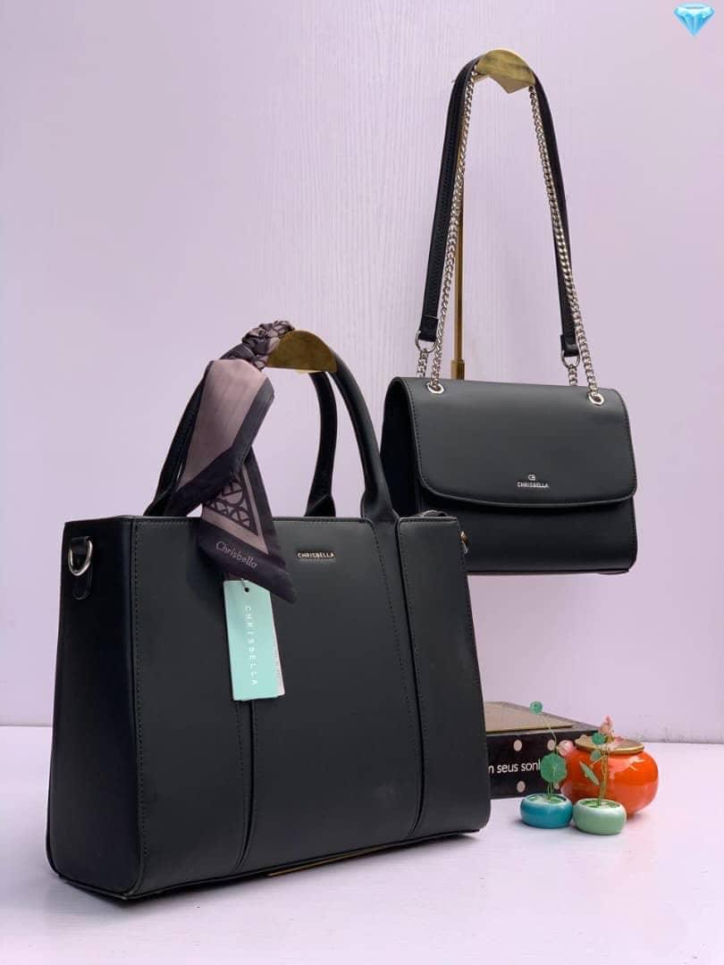 Set 2 sacs Chrisbella : grand sac cabas + sac à chaîne 4