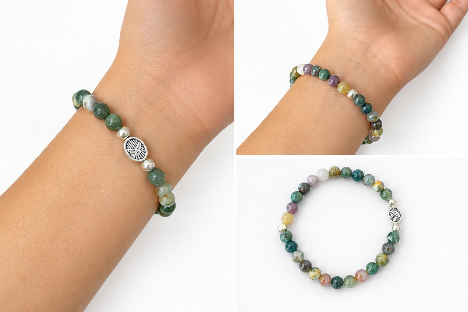 Pulsera cuentas Espíritu Santo 