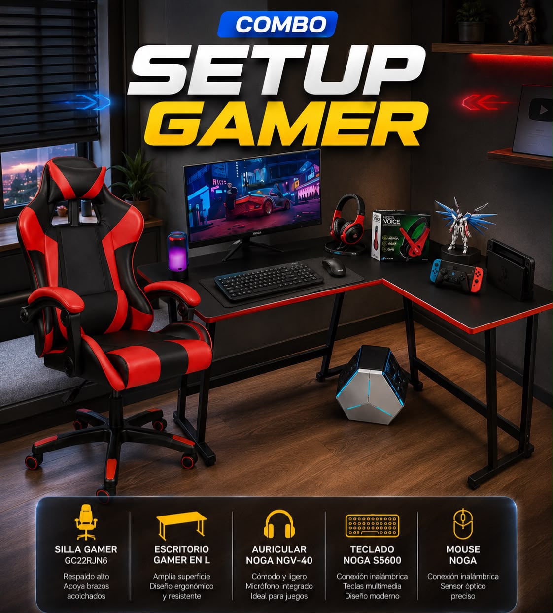 Setup gamer
