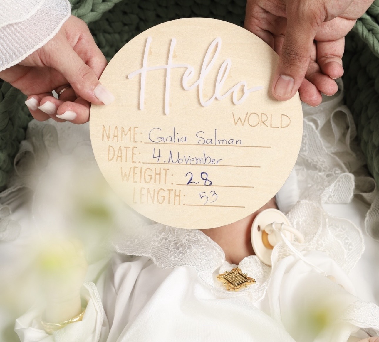 Hello world sign 