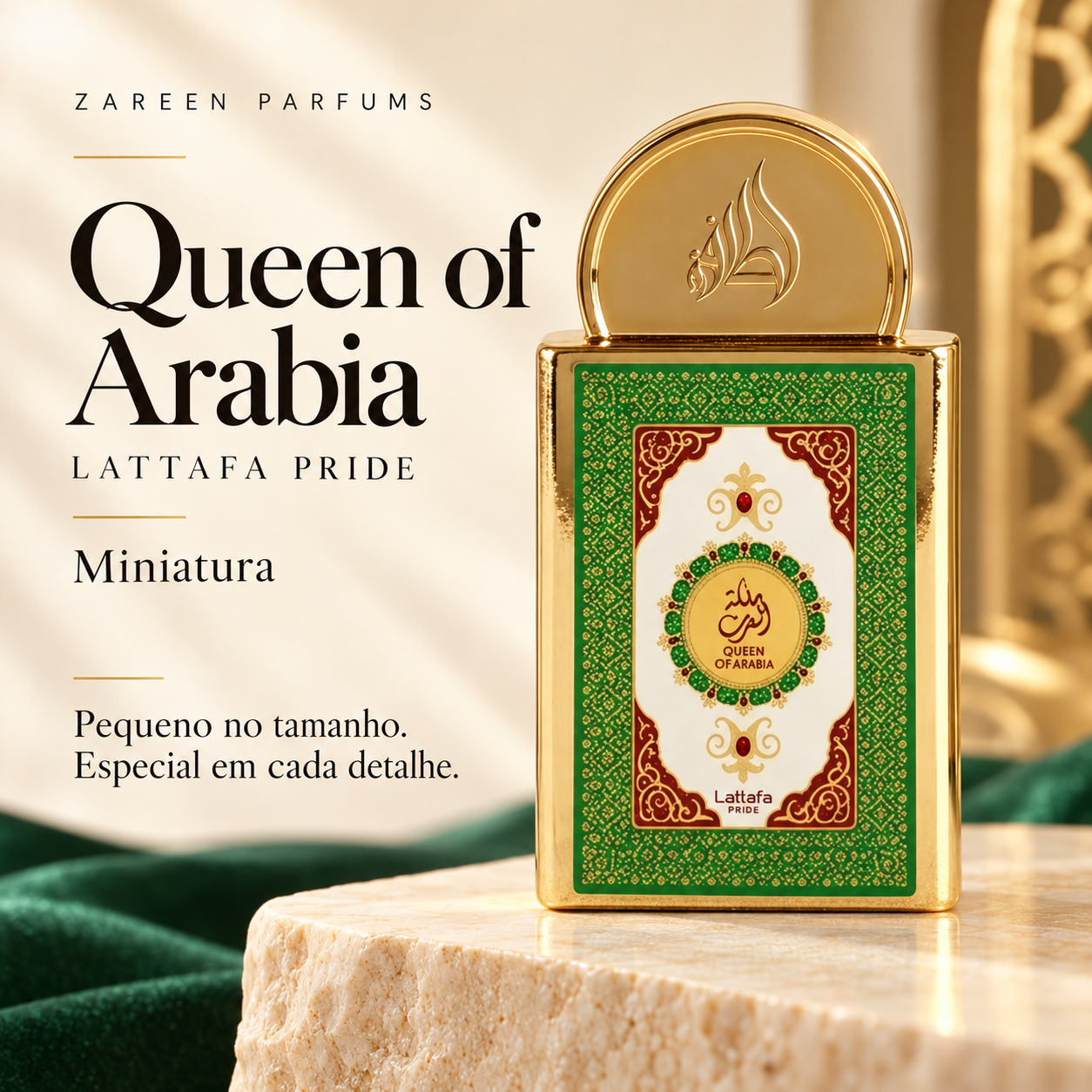 QUEEN OF ARÁBIA - LATTAFA PRIDE - MINIATURA 20 ml