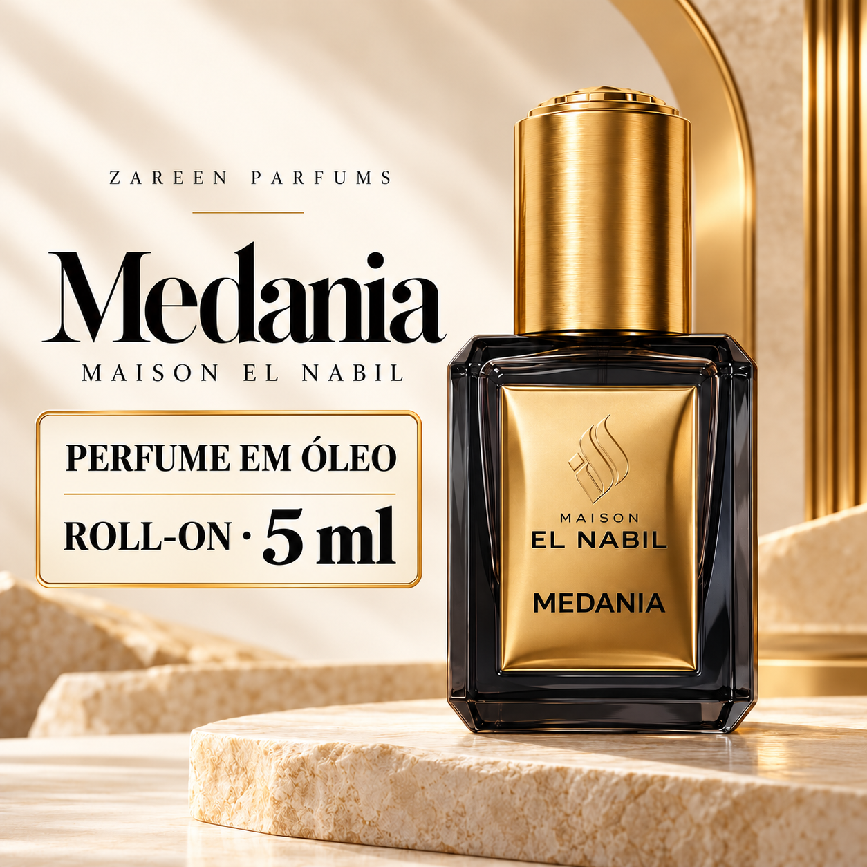 Medania | Maison El Nabil | Óleo Perfumado Concentrado | 5 ml