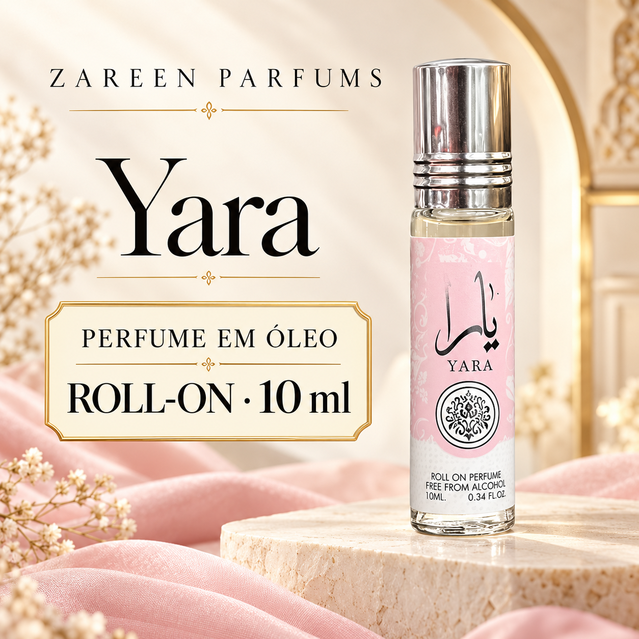 Yara | Ard Al Zaafaran Óleo Perfumado Concentrado | Roll-on 10 ml