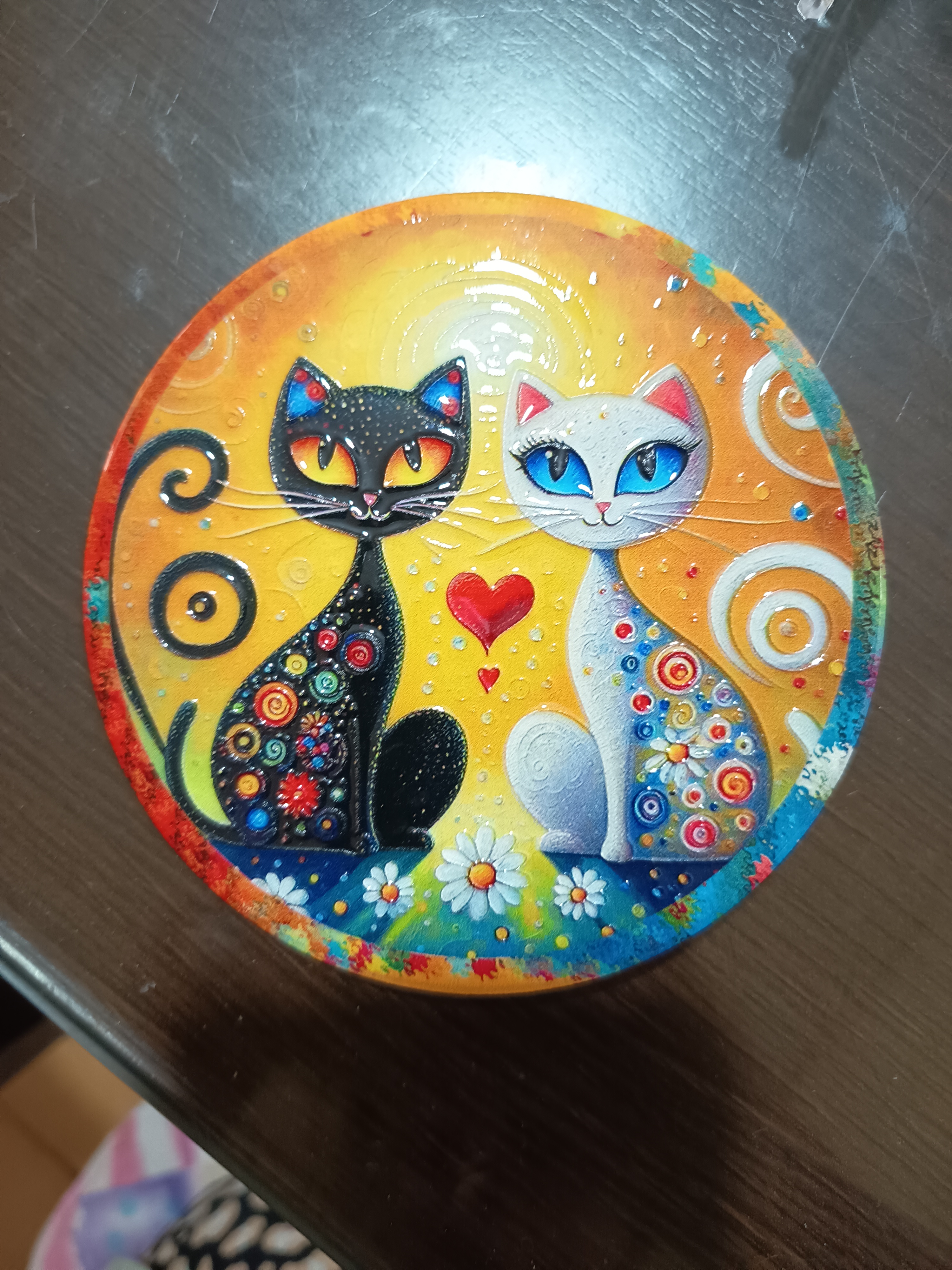 Portavasos decorativos de gatitos 