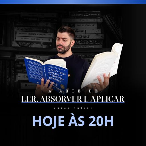 Imagem do grupo 📚HOJE às 20h: A ARTE DE LER, ABSORVER E APLICAR