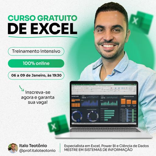 Imagem do grupo CURSO GRATUITO DE EXCEL