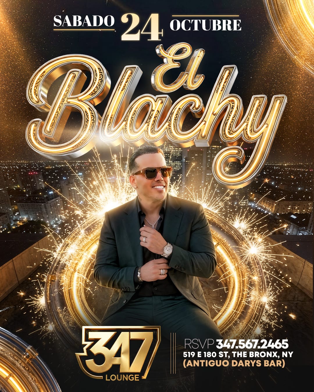 El Blachy Live flyer