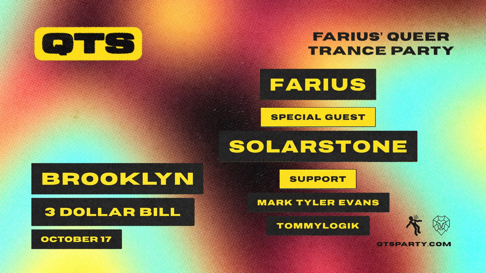 QTS: Brooklyn (Farius - Solarstone - TOMMYLOGIK - Mark Tyler Evans) flyer