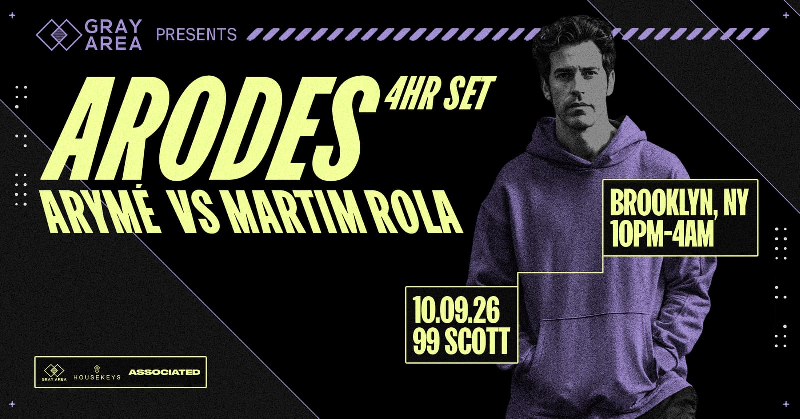 ARODES w. ARYMÉ & Martim Rola flyer