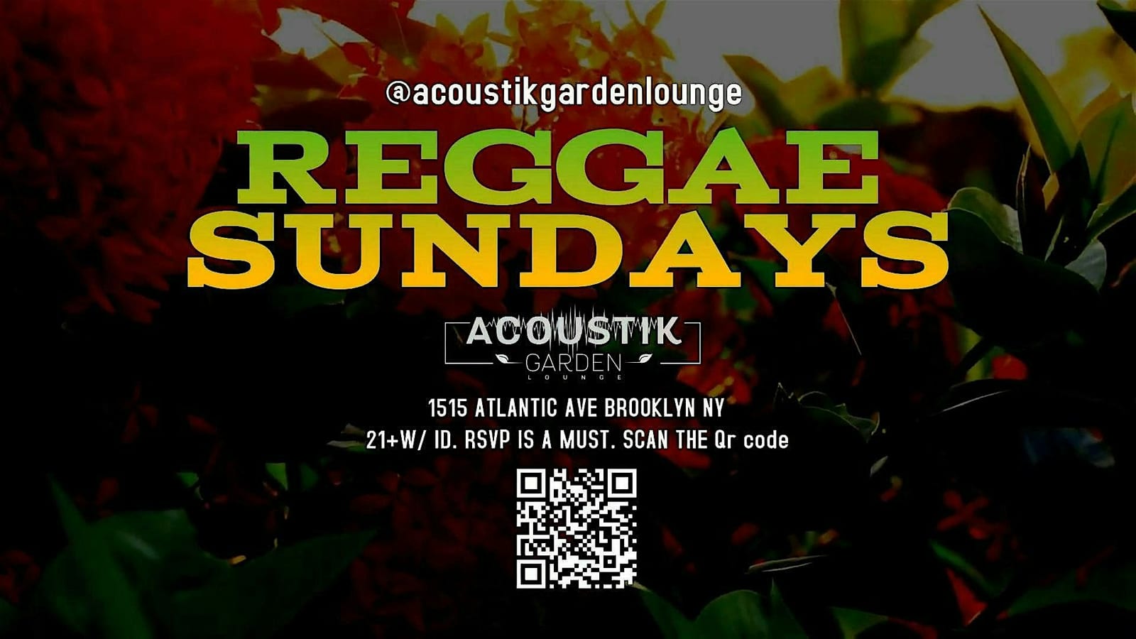 Reggae Sundays flyer