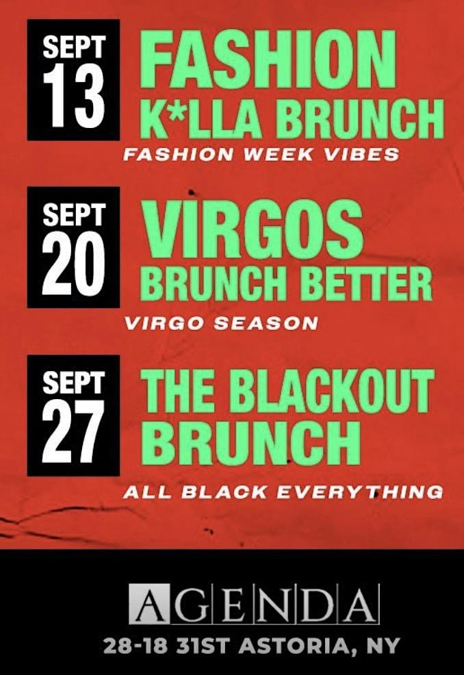 International Brunch Day Party flyer