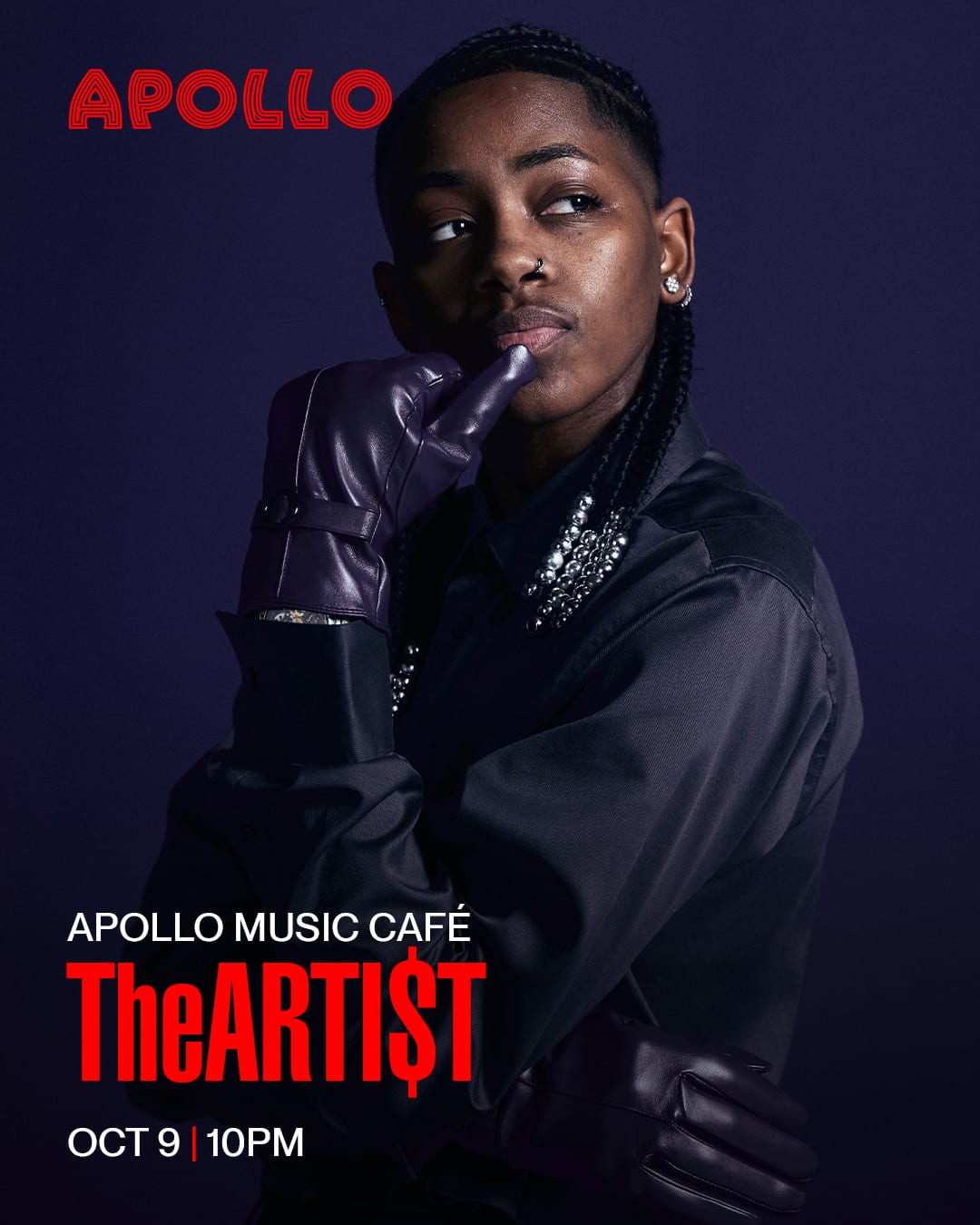 Apollo Music Cafe: TheARTI$T flyer