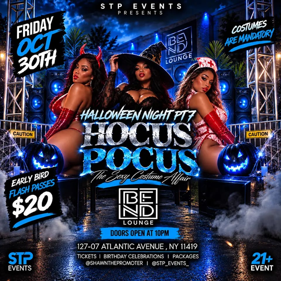 Halloween Night Pt. 7: Hocus Pocus flyer