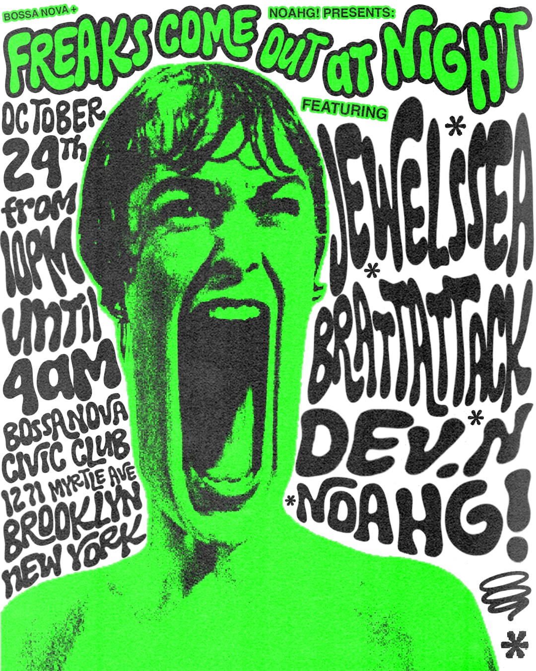 FREAKS COME AT NIGHT flyer