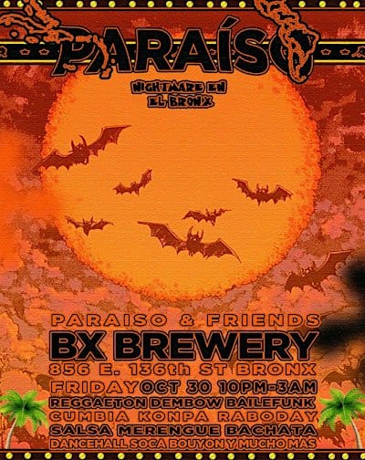 PARAÍSO: Nightmare en El Bronx flyer