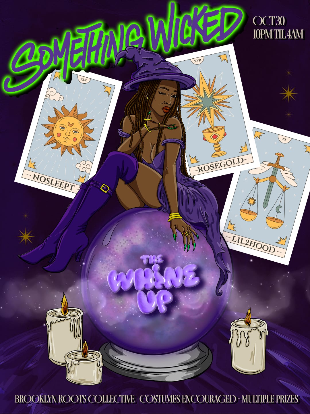 The Whine Up: Halloween flyer