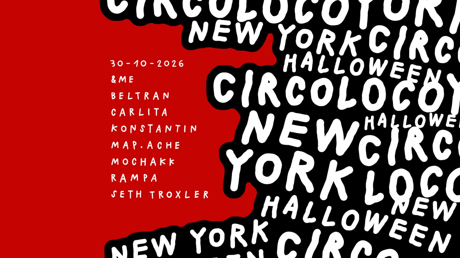 CircoLoco New York flyer