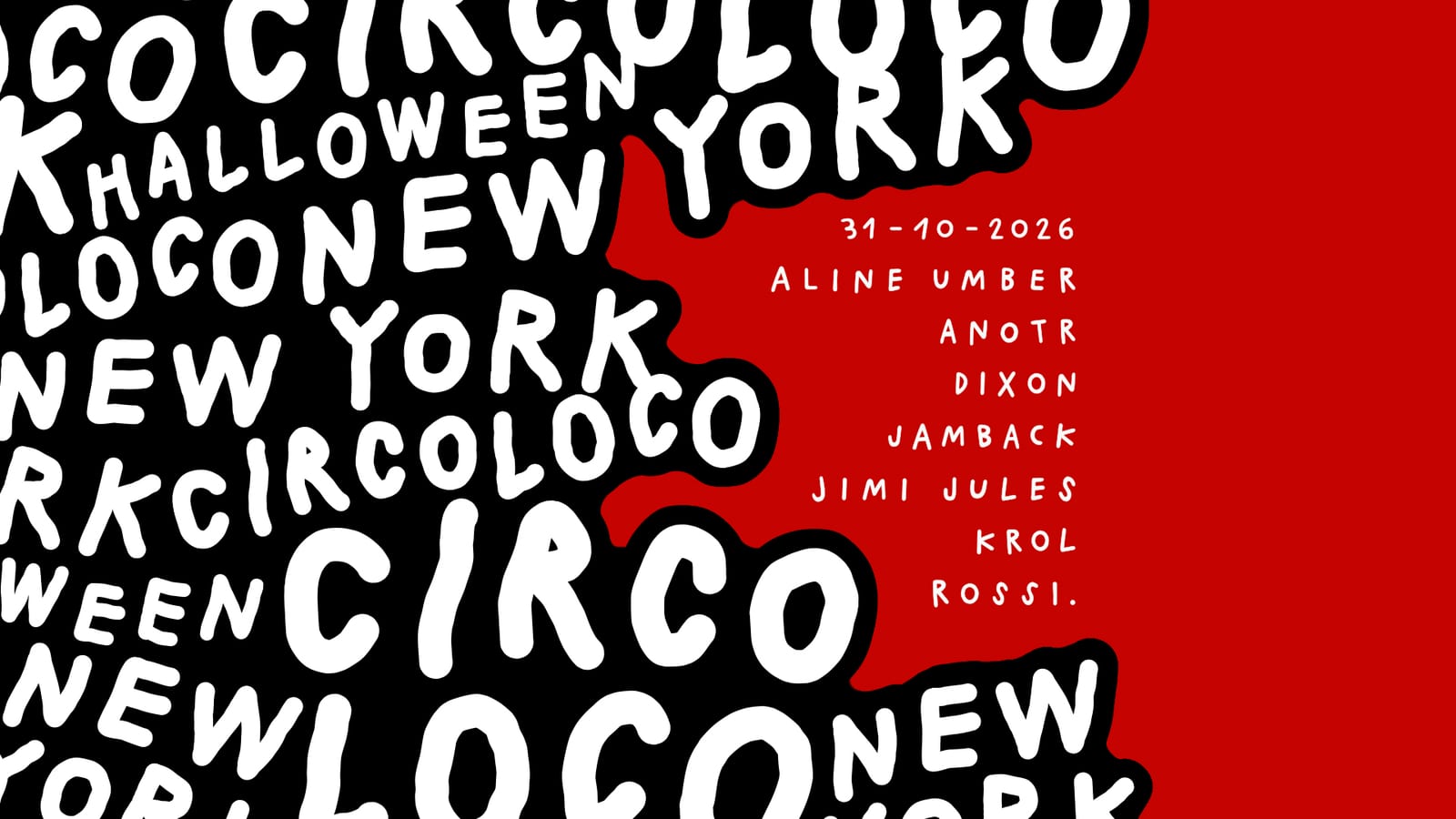 CircoLoco New York flyer