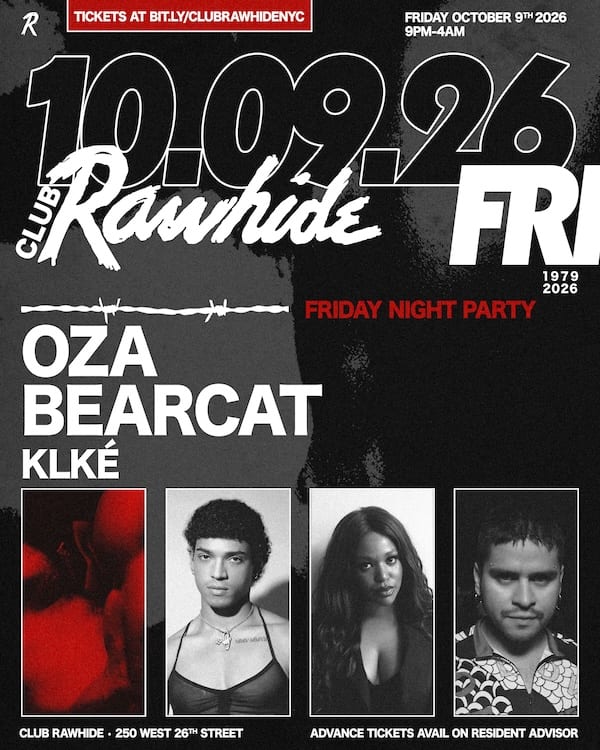 Club Rawhide FRIDAY NIGHT 10.09.26 w/ OZA, BEARCAT, KLKÉ flyer