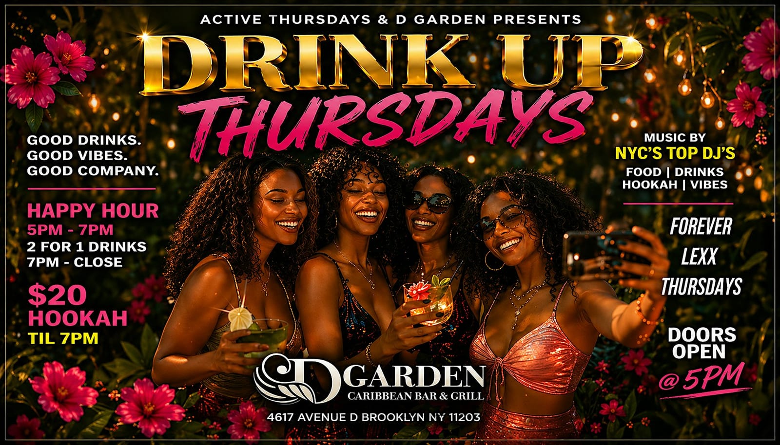 Drink Up Thursdays flyer