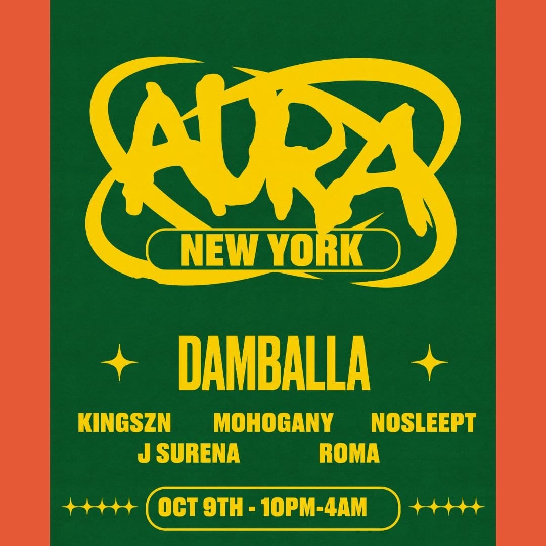 Aura at Damballa flyer