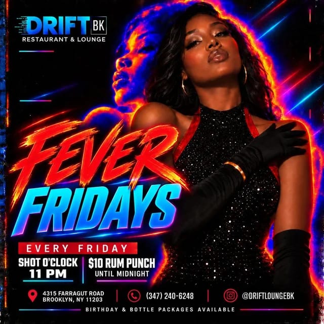 Fever Fridays flyer