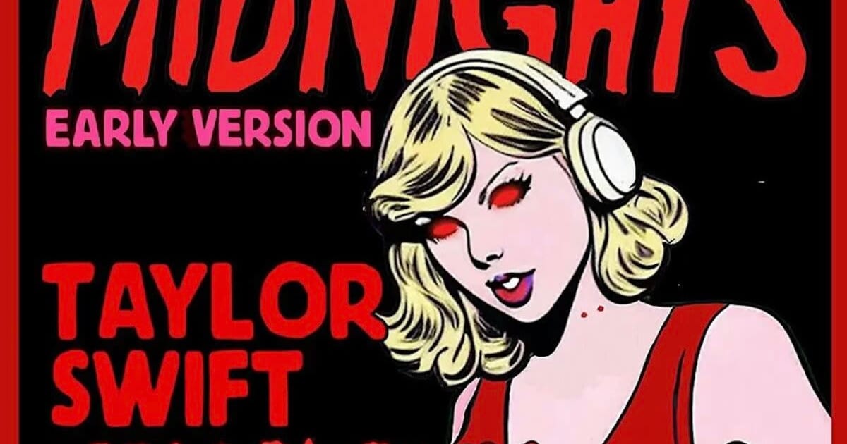 Midnights (Early Version): Taylor Swift Halloween flyer