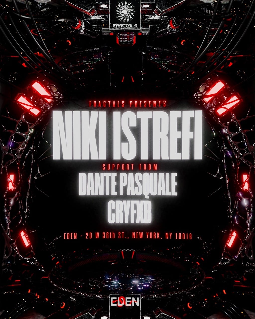 Fractals presents: Niki Istrefi flyer