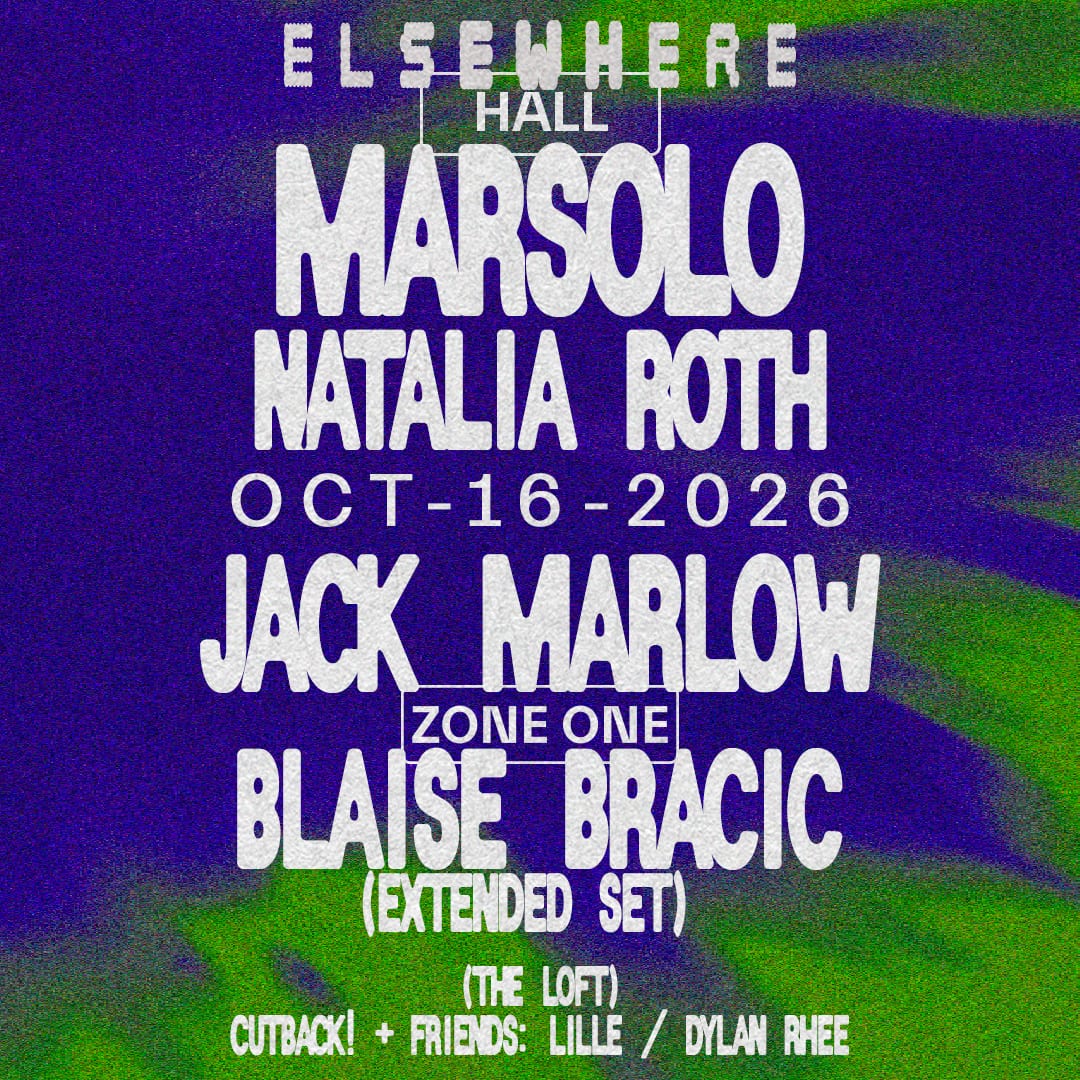 Marsolo, JACK MARLOW, Natalia Roth, Blaise Bracic, cutback! + friends: LILLE, Dylan Rhee flyer