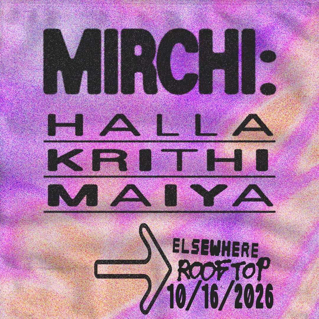 MIRCHI: Halla, Krithi, MAIYA flyer