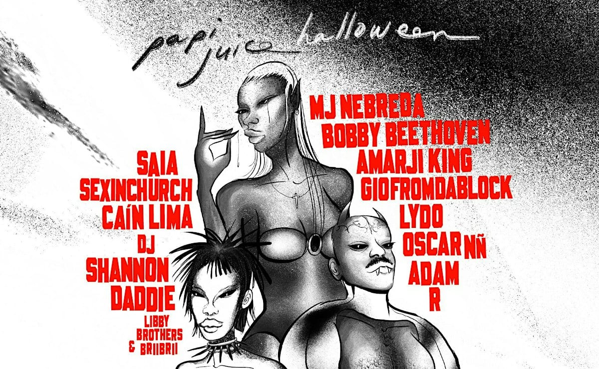 Papi Juice Halloween flyer