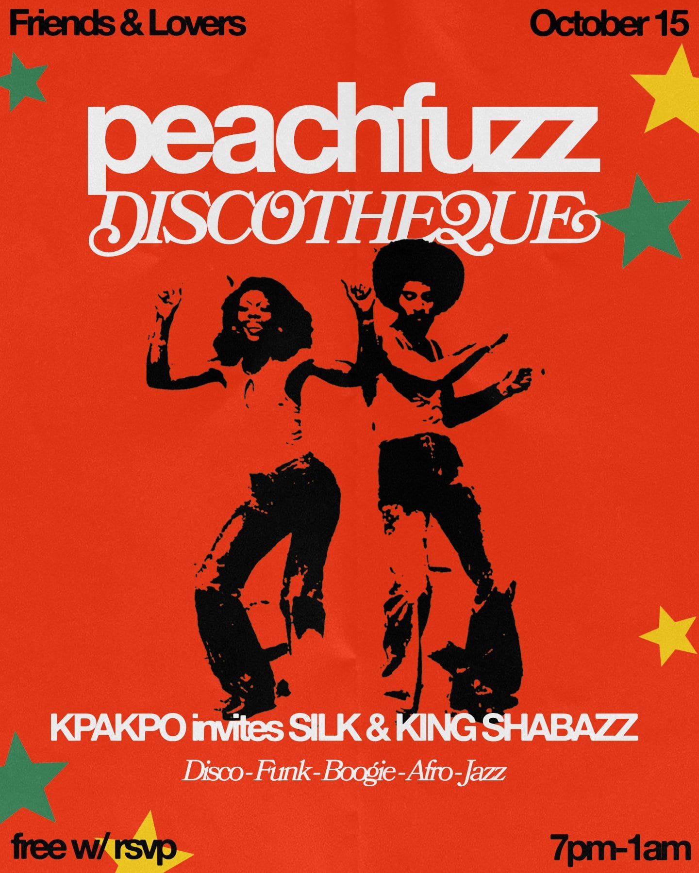 PEACHFUZZ DISCOTHEQUE flyer