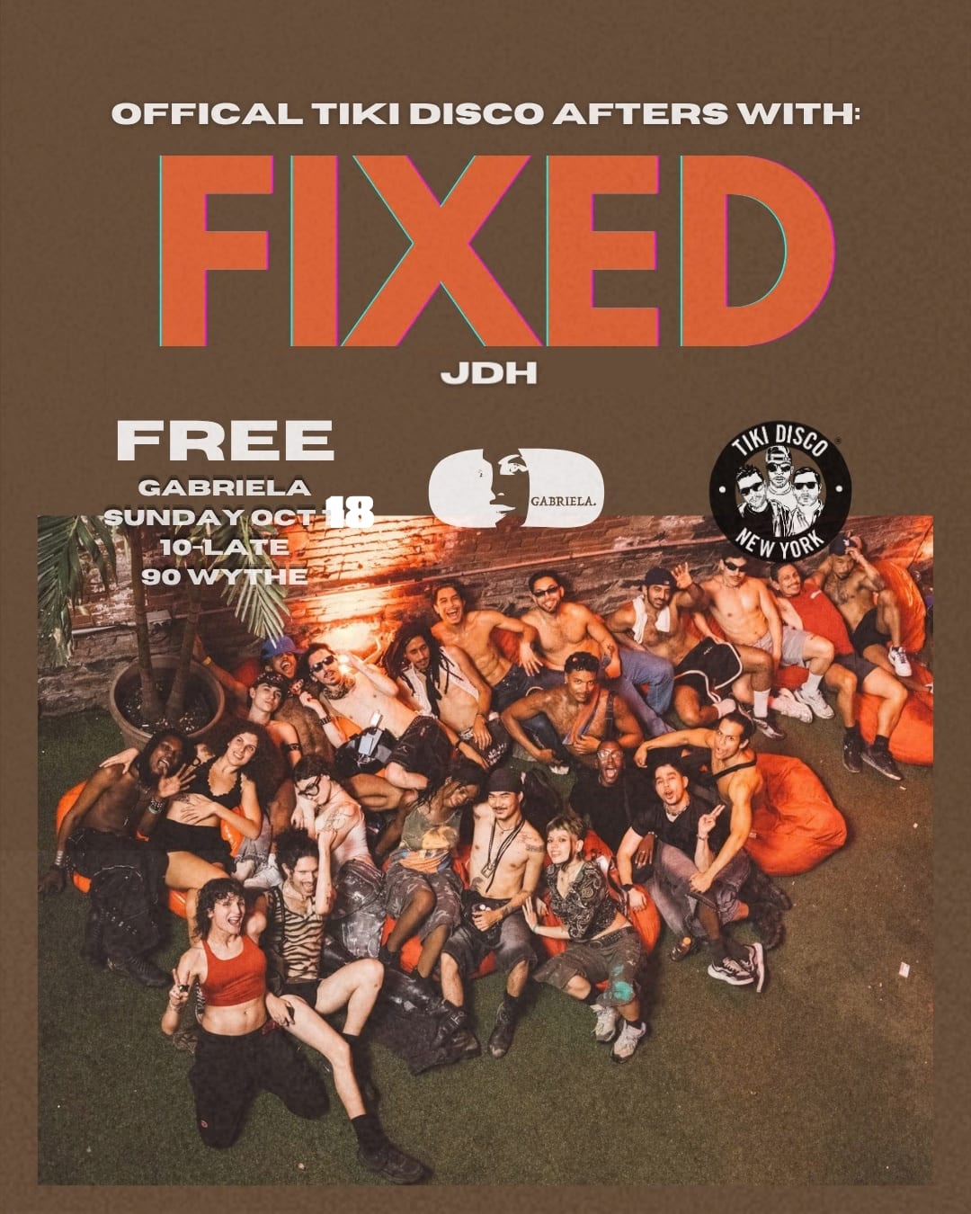 TIKI AFTERS w JDH flyer
