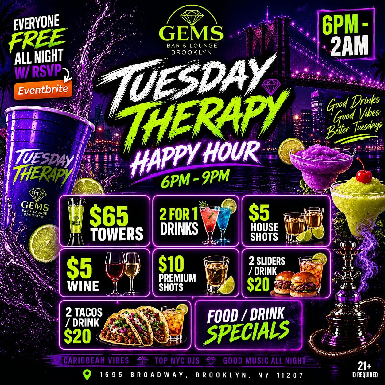 Tuesday Therapy at GEMS flyer