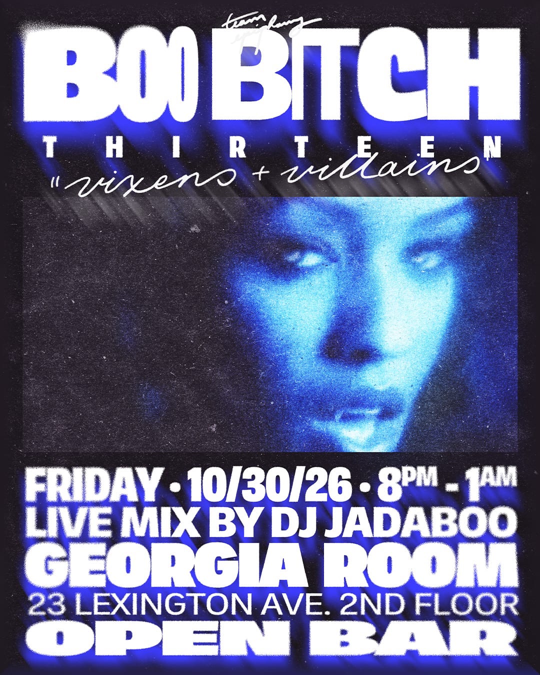 Boo Bitch 13: Vixens & Villains flyer