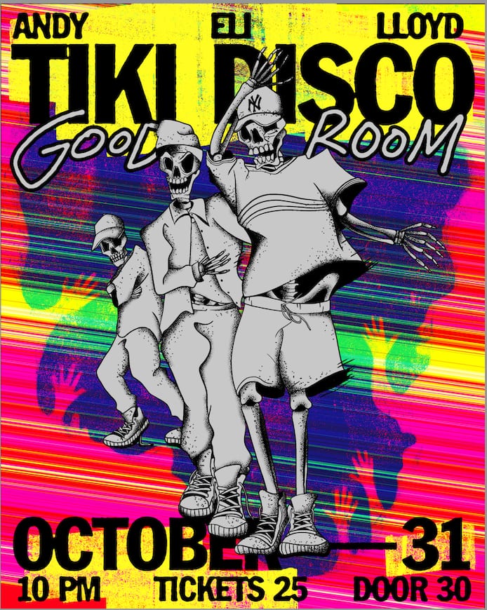 TIKI DISCO HALLOWEEN flyer