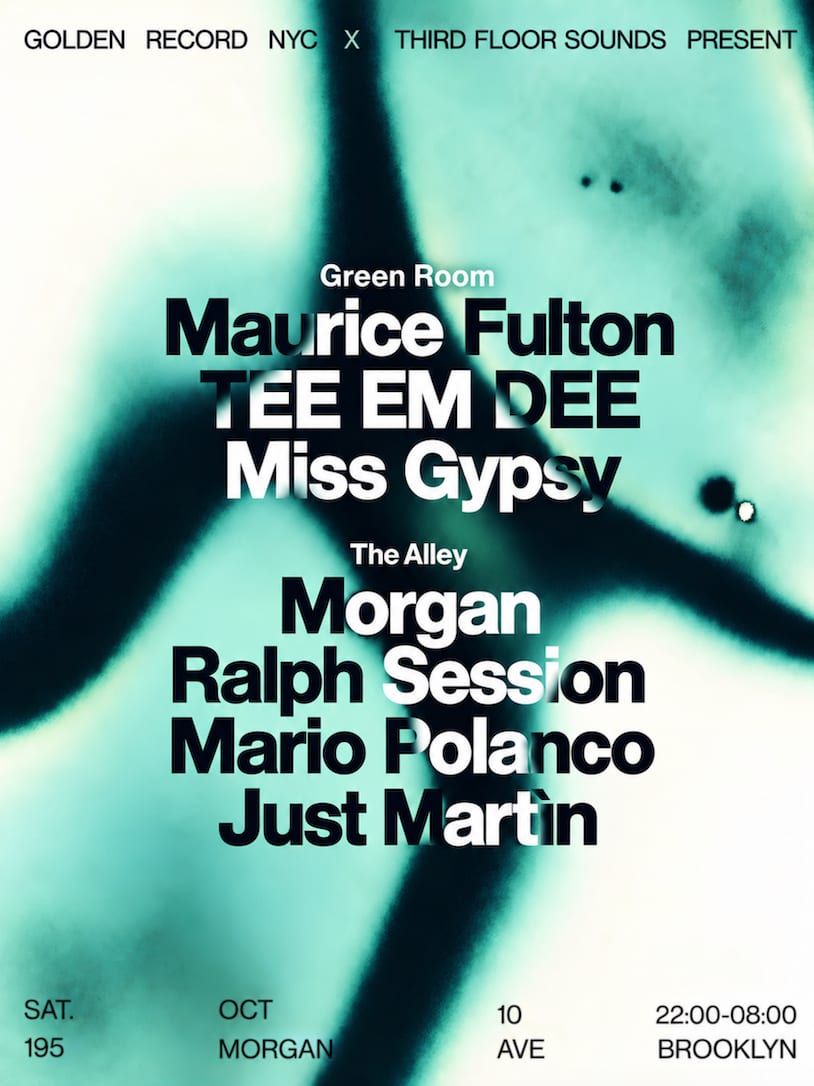 Golden Record NYC x Third Floor Sounds present Maurice Fulton flyer