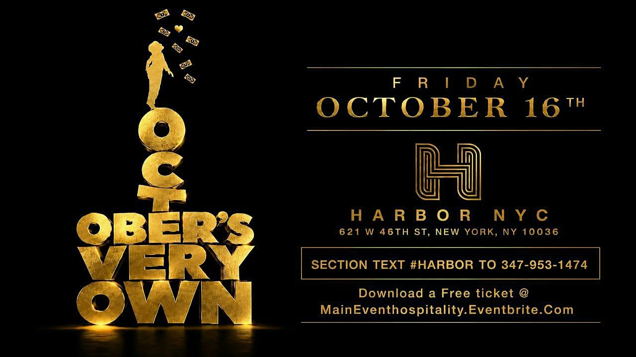 OCTOBERS VERY OWN AT HARBOR NYC flyer