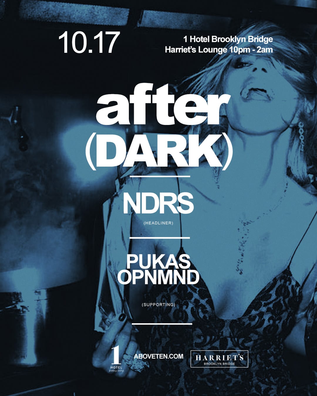 Above(Ten) After Dark flyer