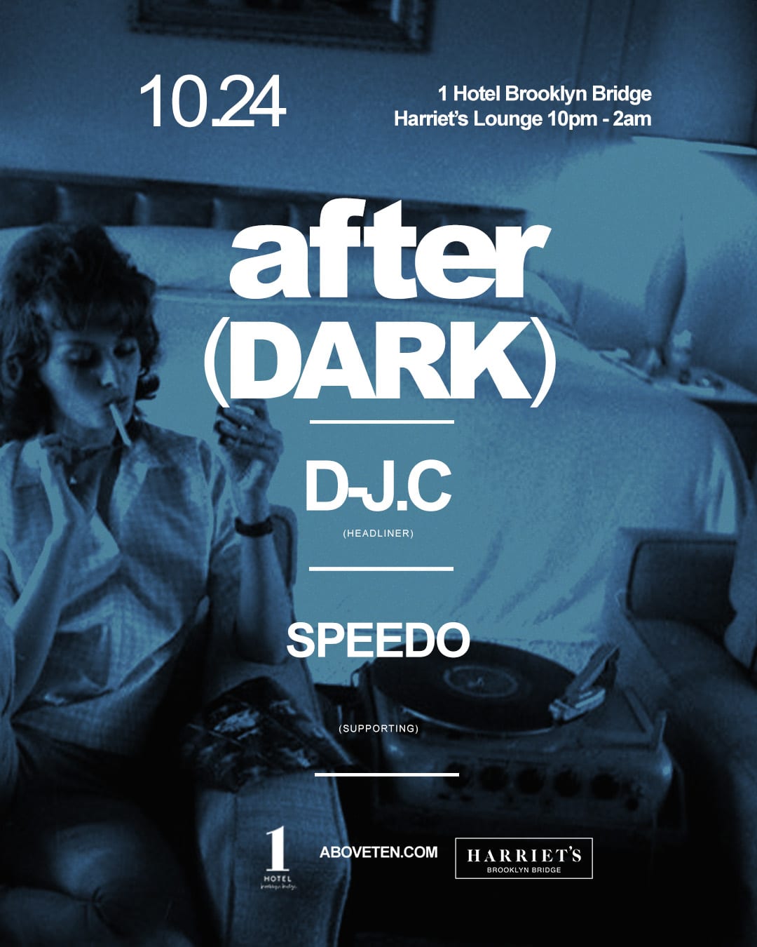 Above(Ten) After Dark flyer